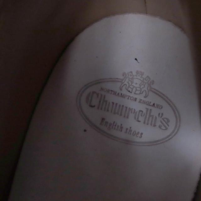 未使用品☆CHURCH’S チャーチ ALEXANDRA アレクサンドラ サイドZIP レザー ショートブーツ グレー系 37.5 イタリア製 レディース_7