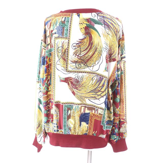 サルヴァトーレフェラガモ　スプリングコート　ジャケット　S アニマル柄 Vintage Salvatore Ferragamo silk animal print aop designer