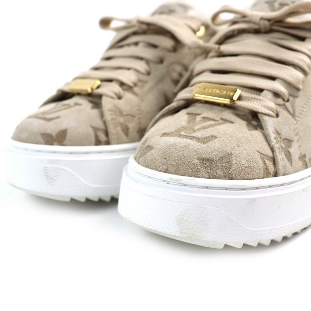 美品】ルイヴィトンタイムアウトラインスエード スニーカー！