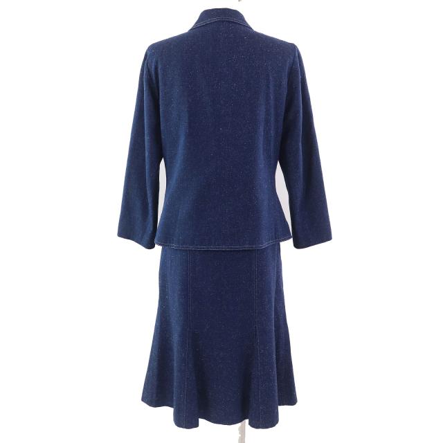 美品△LEONARD FASHION レオナール ファッション シルク100