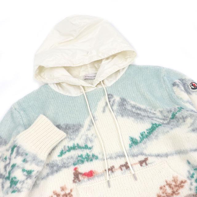 極美品□MONCLER モンクレール 2021年製 GIROCOLLO CON CAPPUCCIO