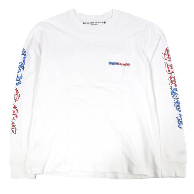 クロムハーツ matty boy アメリカンフラッグ ロンT ホワイト XL クロムハーツ matty boy アメリカンフラッグ ロンT ホワイト XL