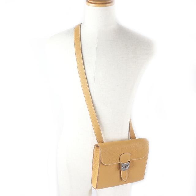 極美品□HERMES エルメス サックアデペッシュ 21 トゴ レザー