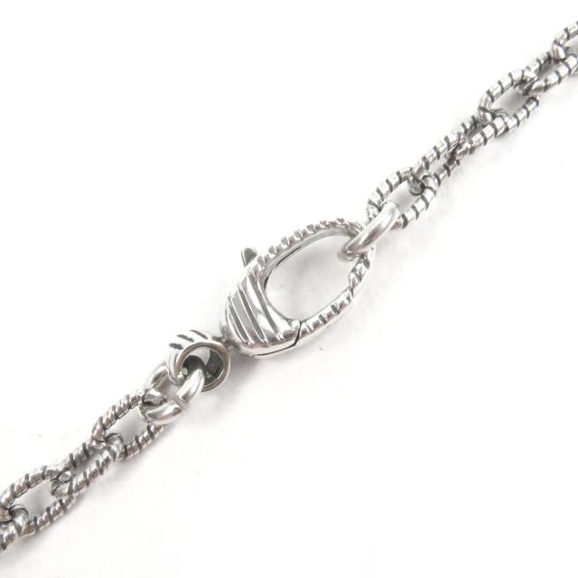 美品□GUCCI グッチ AG925 アラベスク インターロッキングG ネックレス