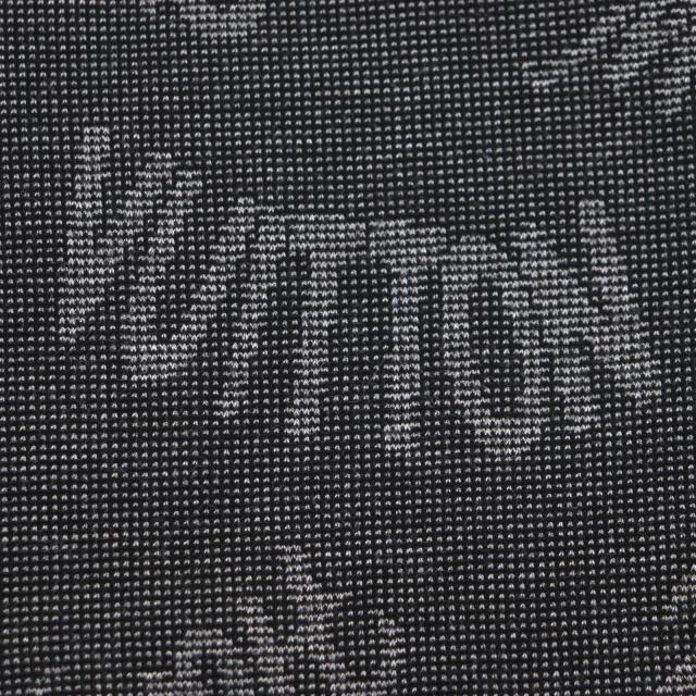 極美品▼LOUIS VUITTON ルイヴィトン コットン ロゴ総柄 ショートスリーブ 半袖ポロシャツ ブラック系 M イタリア製 正規品 メンズ_5