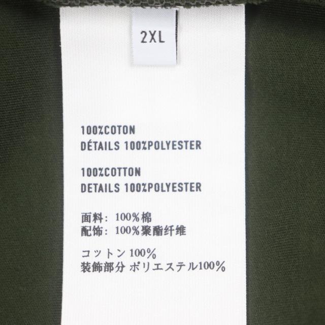 極美品▼BERLUTI ベルルッティ R18JRS50JAEK ロゴデザイン ショートスリーブ 半袖Ｔシャツ グリーン XXL イタリア製 正規品 メンズ_5