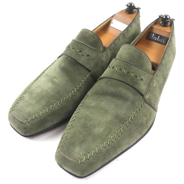 Berluti ベルルッティ ローファー ステッチ ドライビング スエード