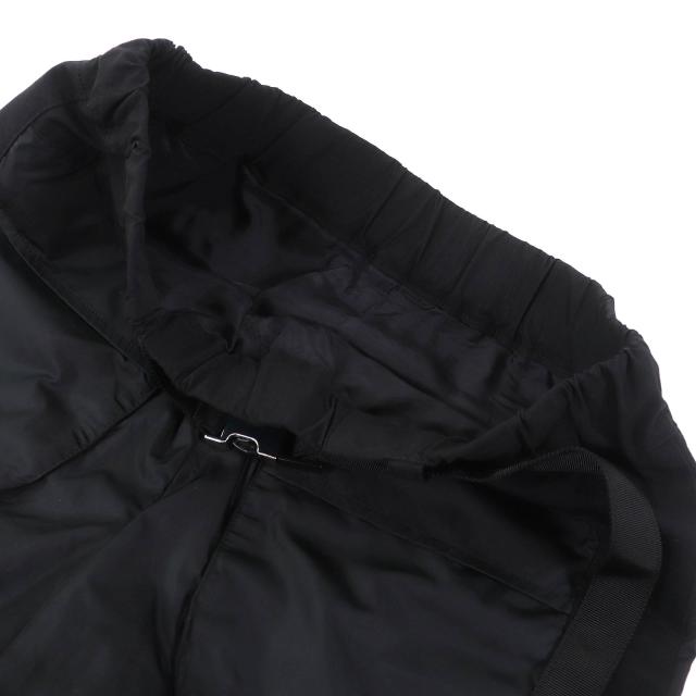 未使用品△Sacai サカイ 22SS 22-05919 Grosgrain Mix Pants グログランミックスパンツ ブラック 0 日本製 正規品 レディース_5