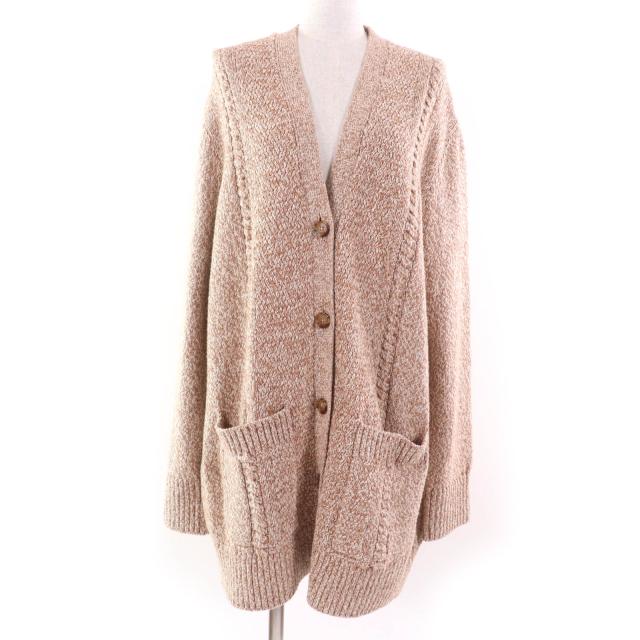 「希少！ホースフェリーカーディガン」BURBERRY グレー カーディガン L ウールカーディガン (ミッドグレー) - ウィメンズ, ウール