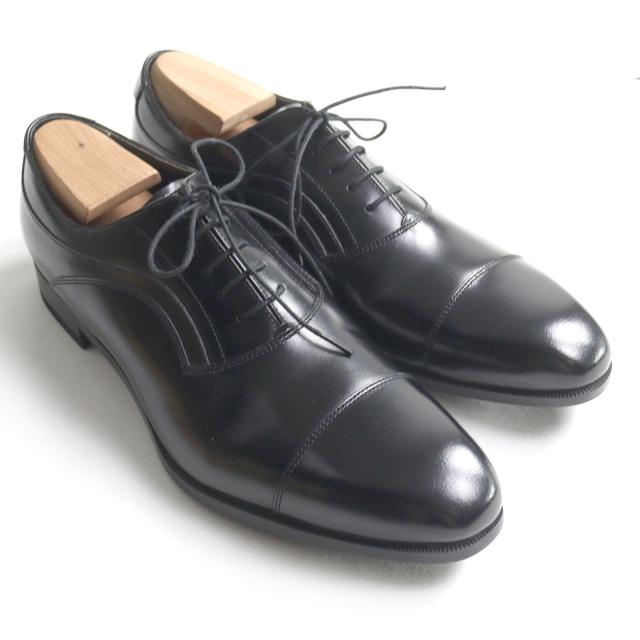 未使用品□REGAL リーガル レザー キャップトゥ ストレートチップ 