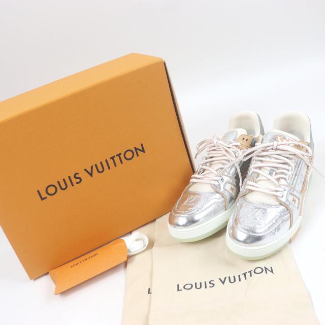ルイヴィトン　LVトレイナーラインスニーカー メタリック LOUIS VUITTON トレイナーライン メタリック スニーカー 8 楽天市場