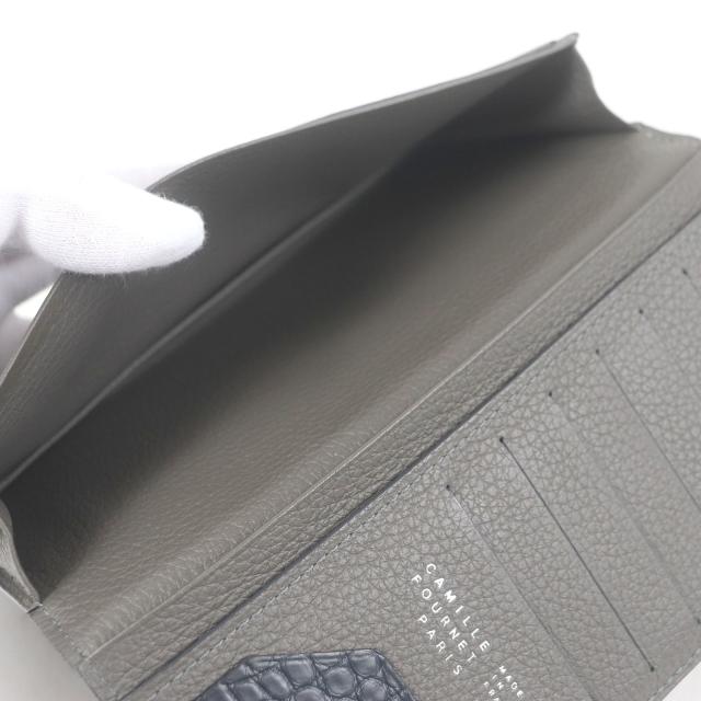 良品□Camille Fournet カミーユフォルネ トリヨンレザー アリゲーター