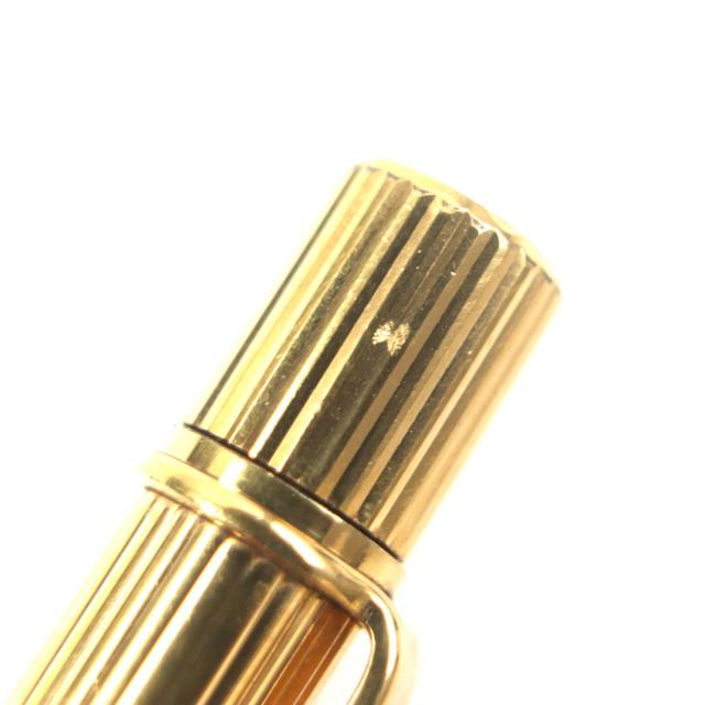 良品▼Cartier カルティエ マスト ドゥ カルティエ ストライプ柄 ツイスト式 ボールペン ゴールド フランス製 メンズ 筆記確認済み_6