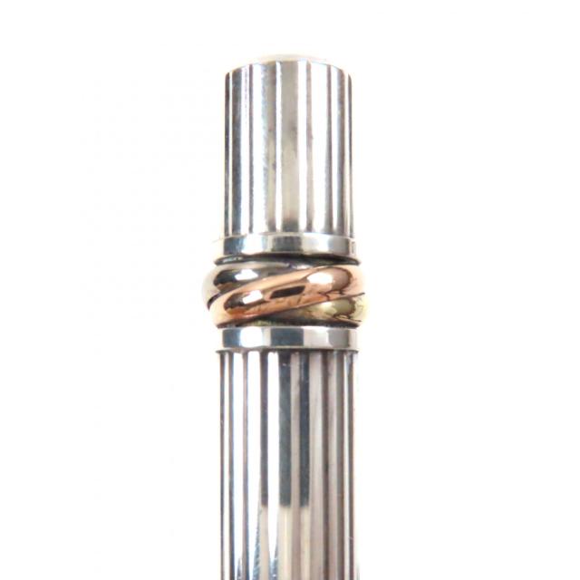 良品▽Cartier カルティエ トリニティ ストライプ柄 ロゴ刻印入り