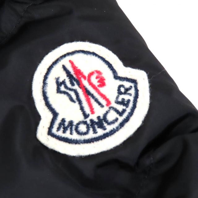 極美品 モンクレール フラメッテ ダウンコート ロゴワッペン ブラック XL 極美品 希少XL モンクレール フラメッテ ダウンコート ロゴワッペン