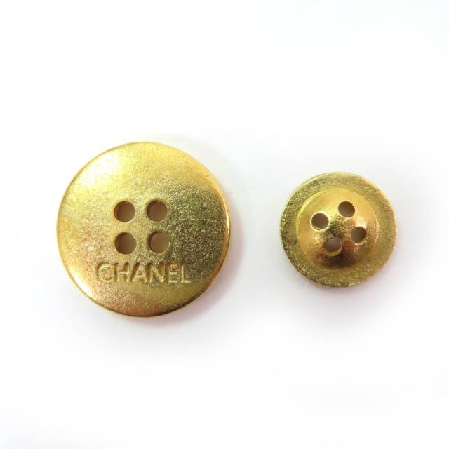 美品☆CHANEL シャネル ヴィンテージ ロゴボタン メタルボタン