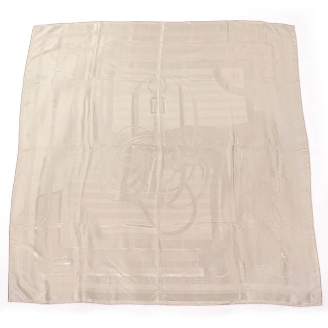 未使用品☆HERMES エルメス 2025年製 カレジェアン シルク100％ PI/LIN 大判ショール/ストール スカーフ 箱付き イタリア製 レディース