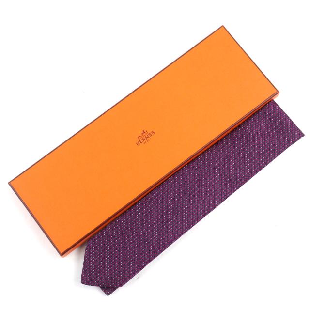 未使用品○HERMES エルメス 659122T CRAVATE クラヴァット シルク100