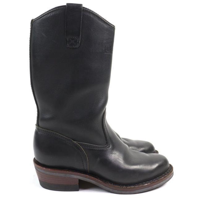 美品○WESCO ウエスコ Western Boss ウエスタンボス レザー ロゴ刻印