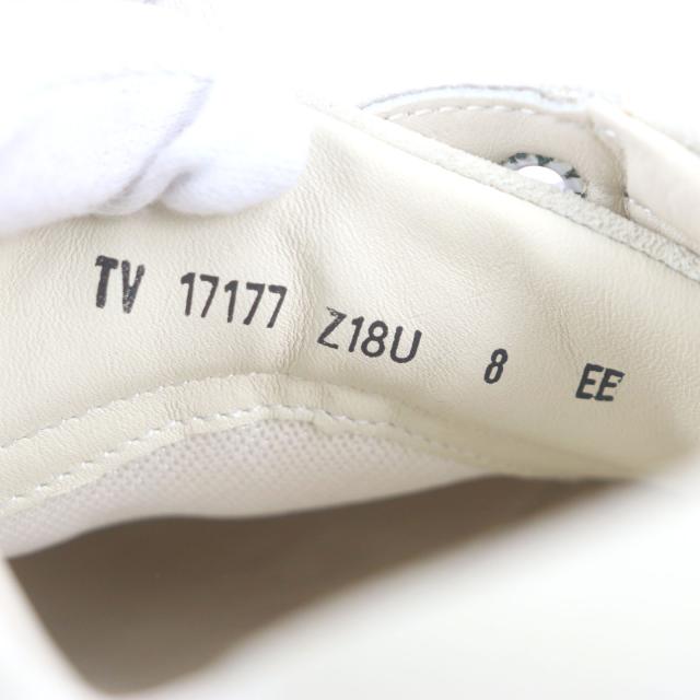 極美品▼Salvatore Ferragamo サルヴァトーレフェラガモ レザー切替 ローカットスニーカー グレー 8 箱・保存袋付き イタリア製 メンズ_8