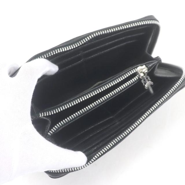 美品□CHROME HEARTS クロムハーツ REC F ZIP レザー 3セメタリー