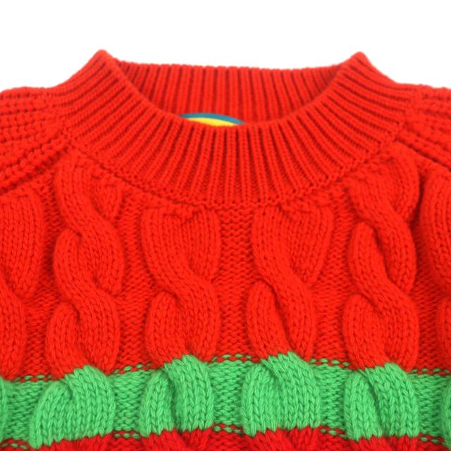 未使用品▽グッチ アディダス 717722 ウェブライン ウール モヘア