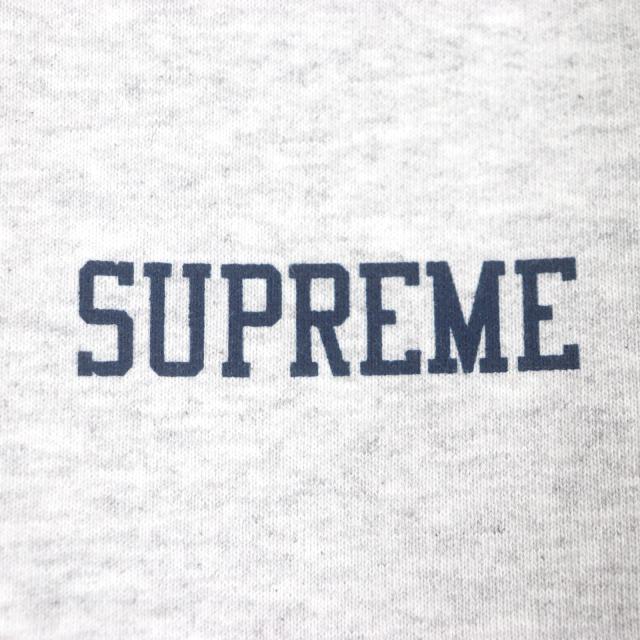 極美品▼Supreme シュプリーム 24AW On God Hooded Sweatshirt プリント 裏起毛 プルオーバー フーディ パーカー グレー M 正規品 メンズ_3