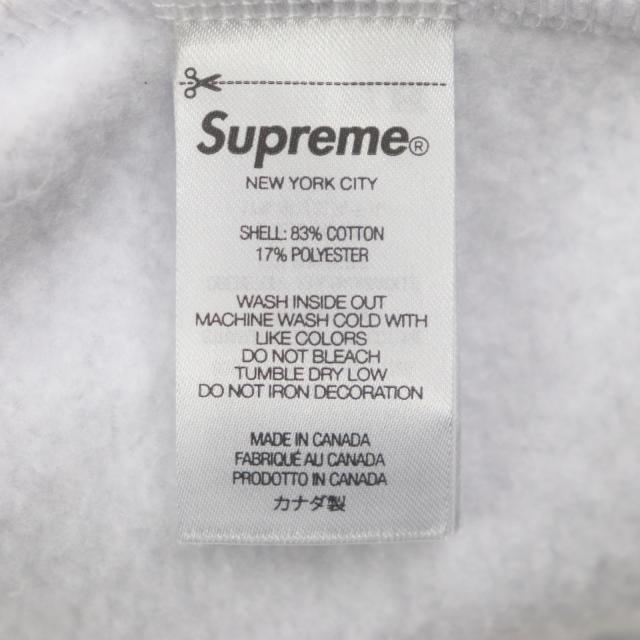 極美品▼Supreme シュプリーム 24AW On God Hooded Sweatshirt プリント 裏起毛 プルオーバー フーディ パーカー グレー M 正規品 メンズ_7