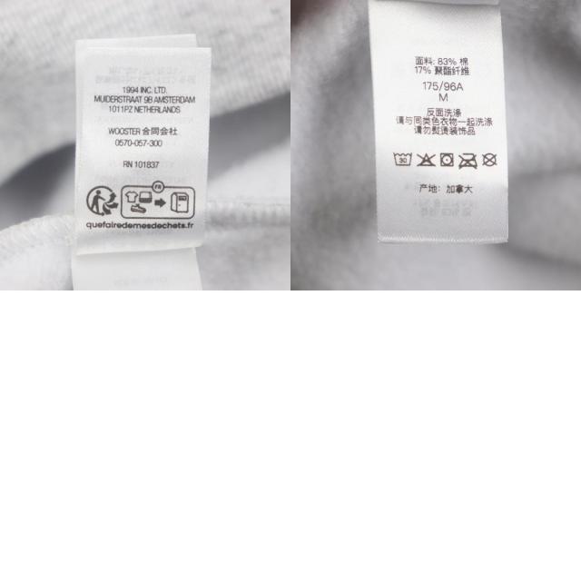 極美品▼Supreme シュプリーム 24AW On God Hooded Sweatshirt プリント 裏起毛 プルオーバー フーディ パーカー グレー M 正規品 メンズ_9