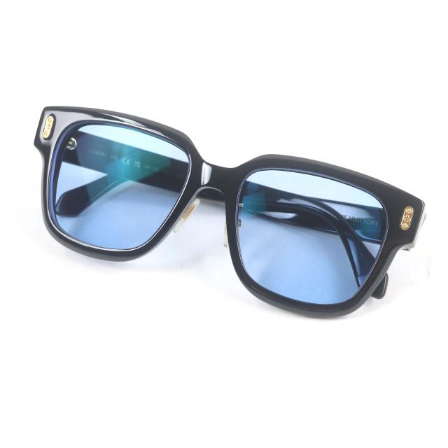 【人気モデル】 ルイヴィトン サングラス LV 黒 Z2063U コンフィデンス LV Confidence Square Sunglasses - Luxury Sunglasses - Accessories