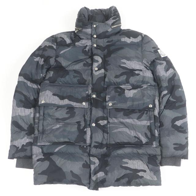 美品□MONCLER GAMME BLEU モンクレール ガムブルー GIACCONE カモフラ