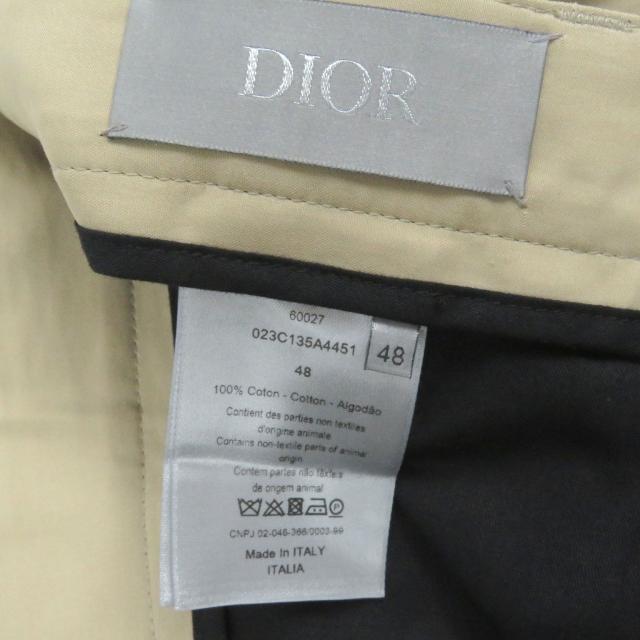 極美品□DIOR ディオール オム 023C135A4451 センタープレス シングル