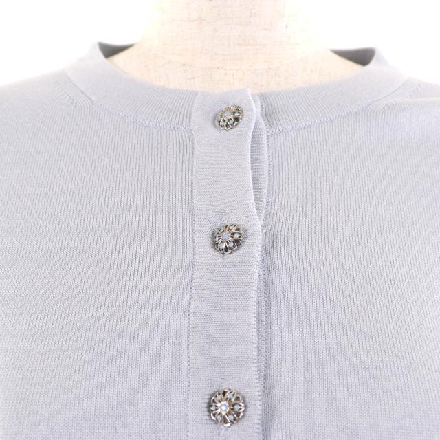 美品☆FOXEY フォクシー 45151 Silky Blossom シルク100％ クロップド