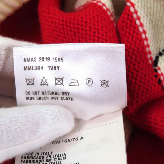 美品☆Miu Miu ミュウ ミュウ MML304 ウール100% チェリー刺繍