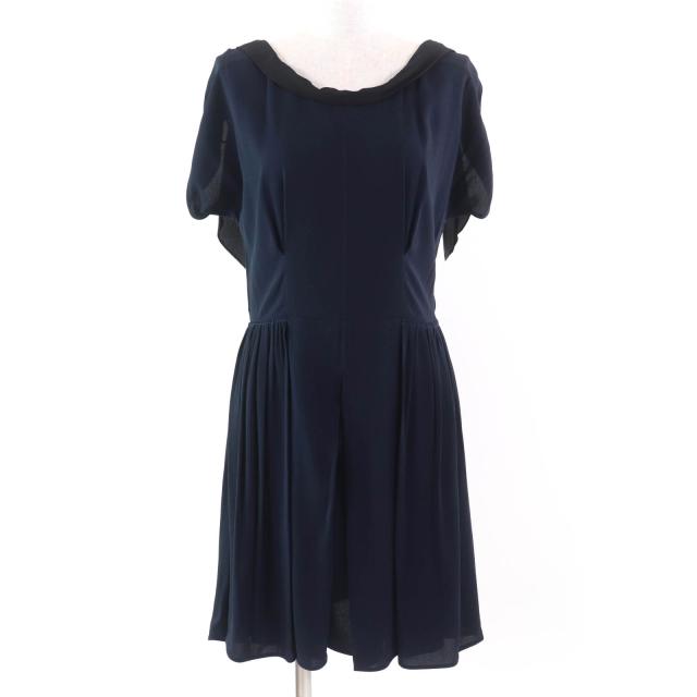 美品☆MIUMIU ミュウミュウ MF1894 リボンデザイン フレンチスリーブ