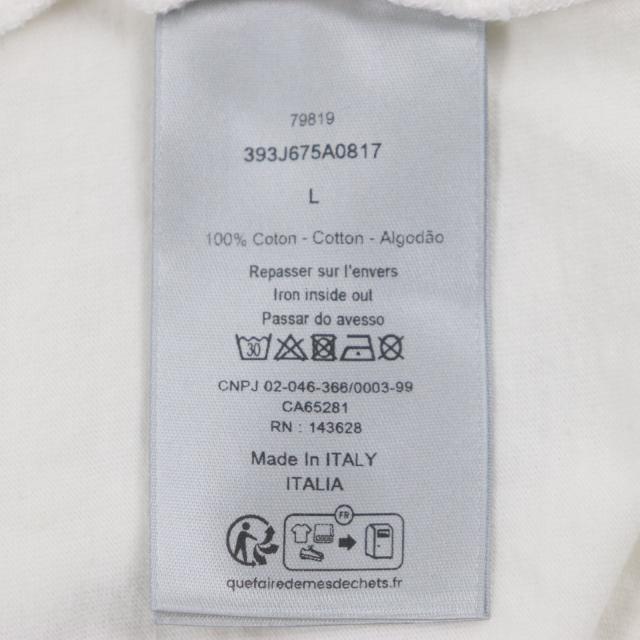 美品▼DIOR ディオール オム 23SS 393J675A0817 スラブコットン ジャージ リラックスフィット ロングスリーブ 長袖Ｔシャツ L 正規品_8