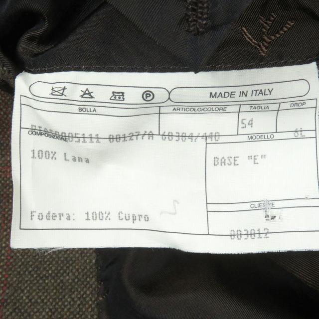 イザイア テーラードジャケット グレー ウール 44 イタリア製 美品