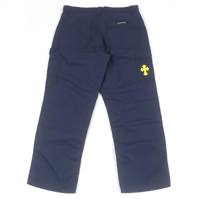 美品□CHROME HEARTS クロムハーツ セメタリークロスパッチ レザー