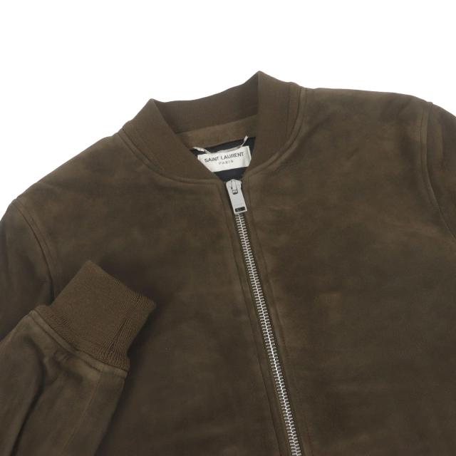 エディ期 saint laurent paris スウェードレザーブルゾン エディ期 saint laurent paris スウェードレザーブルゾン