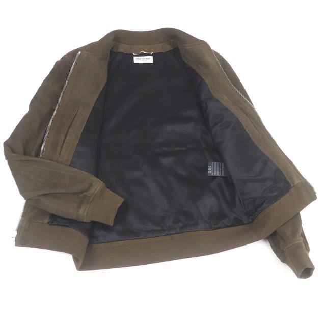 エディ期 saint laurent paris スウェードレザーブルゾン