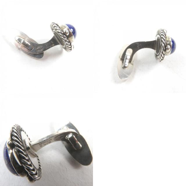 良品○Georg Jensen ジョージジェンセン 17 925 ラピスラズリ カフス