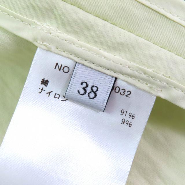 ebure ダークブルー ノーカラーコート　38 ebure ダークブルー ノーカラーコート 38 ノーカラーコート(38サイズ