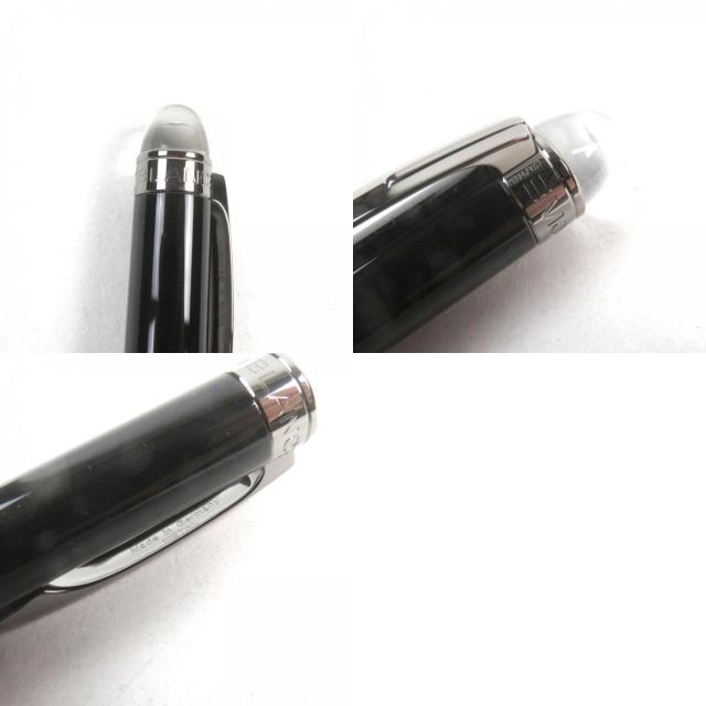 【美品】 モンブラン スターウォーカー　 　ミッドナイトブラック　ネーム入り 中古)MONTBLANC モンブラン ボールペン スターウォーカー ミッドナイト