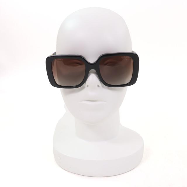 極美品☆CHANEL シャネル 5532-A スクエア シェイプ アイウェア 現行品 ココマーク サングラス ブラック 54□19 140 デモレンズ 伊製_1