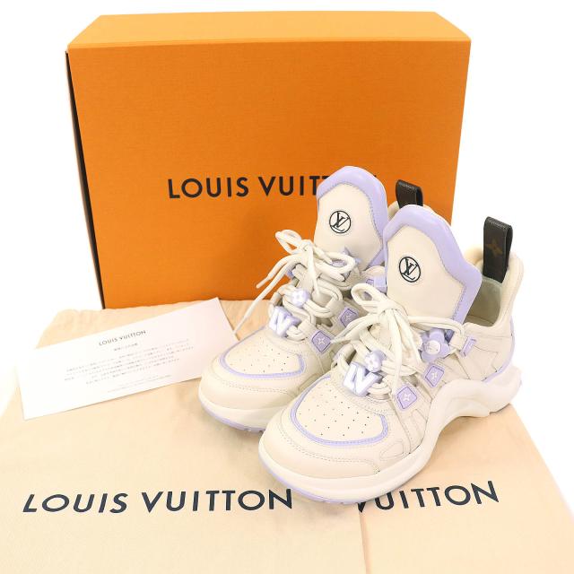 ルイヴィトン 37 アークライトライン モノグラム スニーカー LV Louis Vuitton アークライトライン モノグラムスニーカー 37 極美品