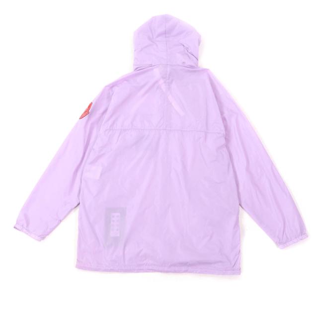 未使用品★MONCLER GENIUS 2 モンクレール ジーニアス 2 2021年製 CHAHED ロゴワッペン付 ZIP UP ナイロンジャケット パープル 1 メンズ_1