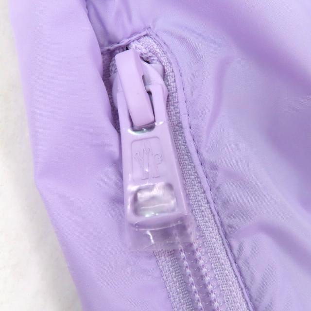 未使用品★MONCLER GENIUS 2 モンクレール ジーニアス 2 2021年製 CHAHED ロゴワッペン付 ZIP UP ナイロンジャケット パープル 1 メンズ_5