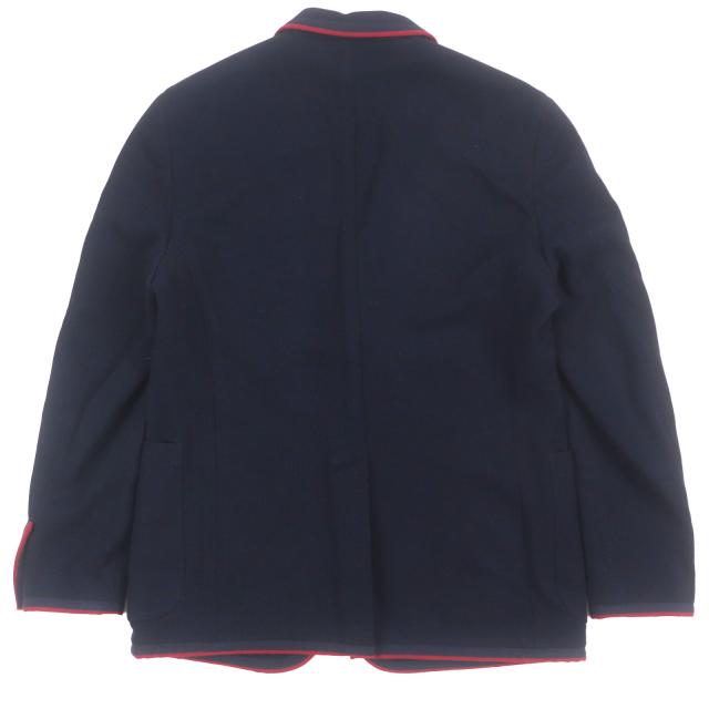 GUCCI グッチ タイガーヘッド ビジュー レザー ジャケット ヤギ革 紺 GUCCI グッチ タイガーヘッド ビジュー レザー ジャケット ヤギ革 紺