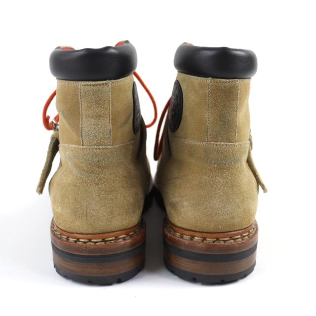 良品○HERMES エルメス ハイキング スウェードレザー ロゴレザーパッチ