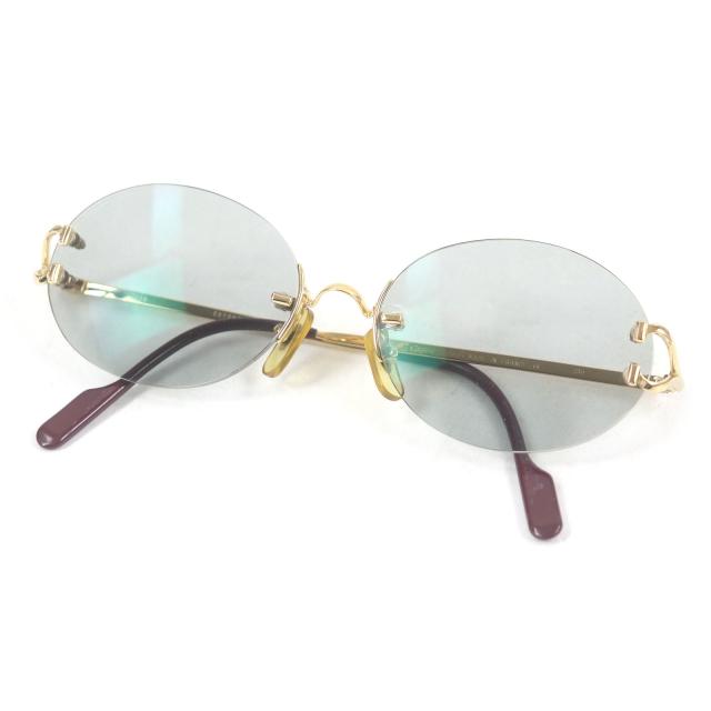 Cartier サングラス パンサー リムレス パンテール 度なし Cartier